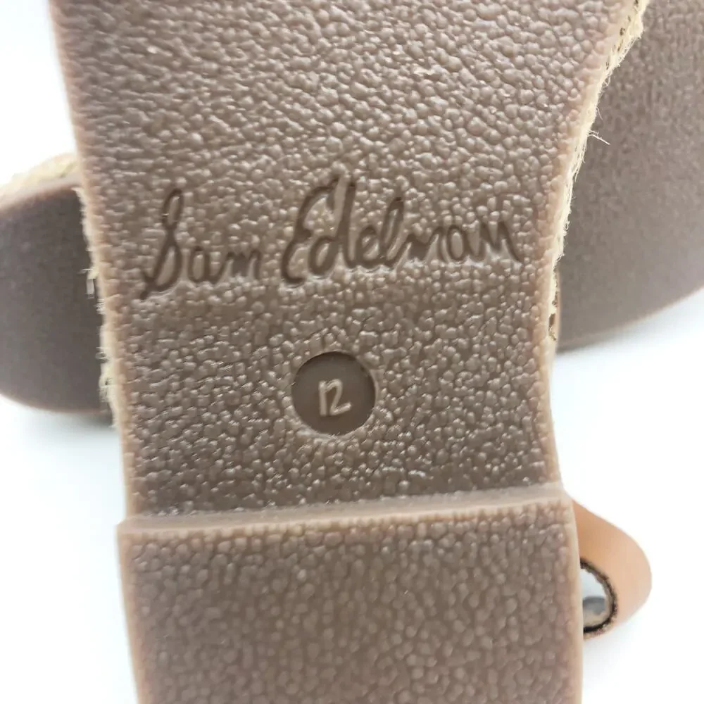 Sam Edelman Kids Kora Sandals US 12 EU 29.5 Brown Leather NIB